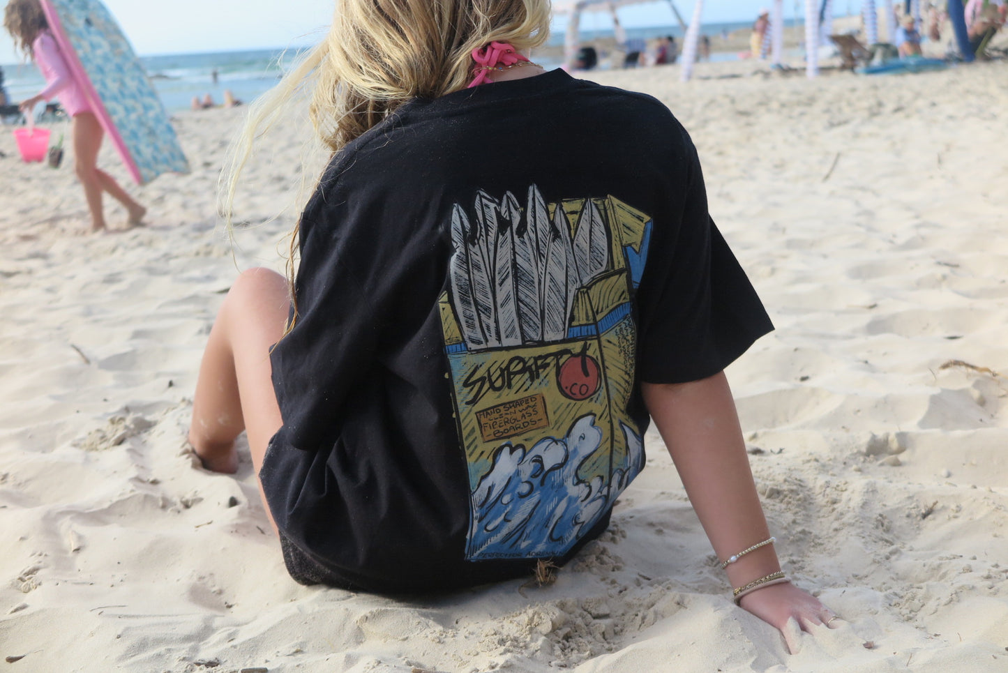 Salt Box Tee Black