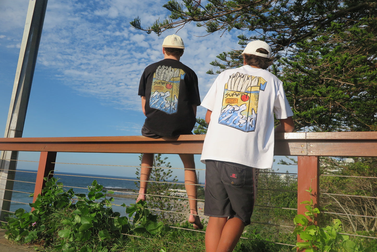 Salt Box Tee White
