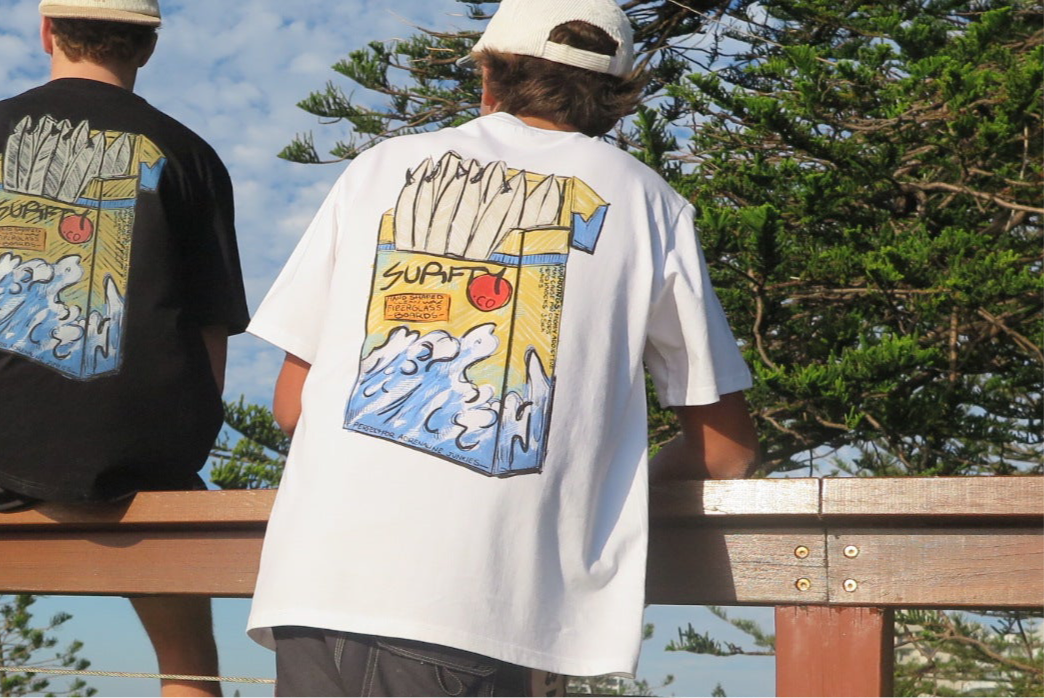 Salt Box Tee White