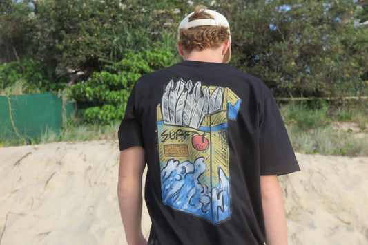 Salt Box Tee Black